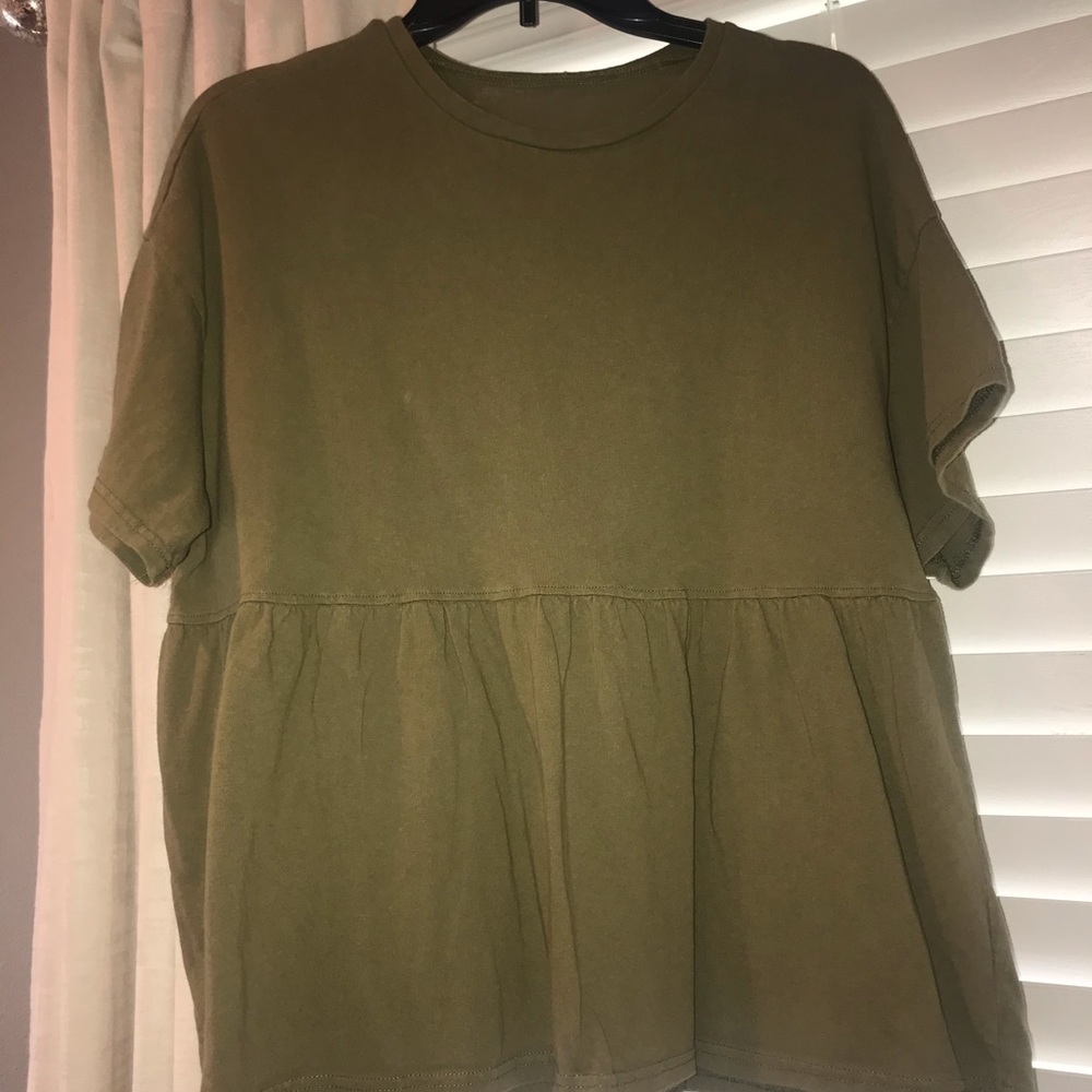 Olive Green Tunic Top